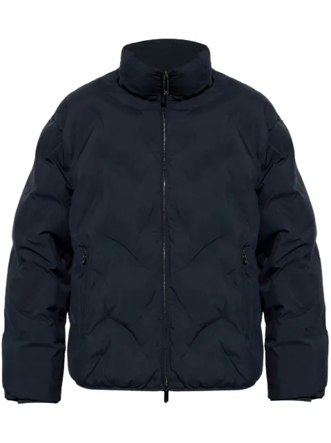 Emporio Armani high-neck puffer jacket Blue 6D1BD61NUEZ