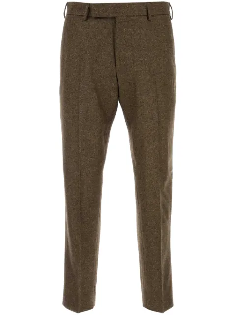 PT Torino pressed-crease tapered trousers Brown CORFZ1Z00FWDZI63