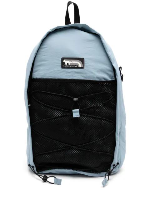 Maison Kitsuné Flash Fox backpack Blue NM05170WQ4034