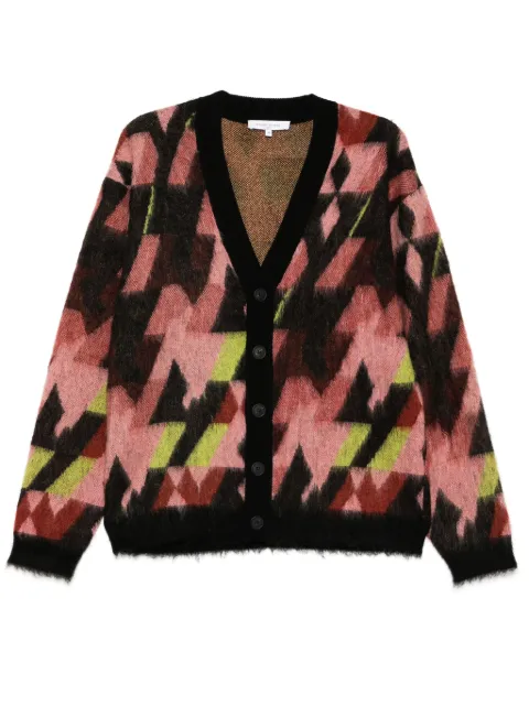 Maison Kitsuné graphic cardigan Pink NM00502KM0323B259