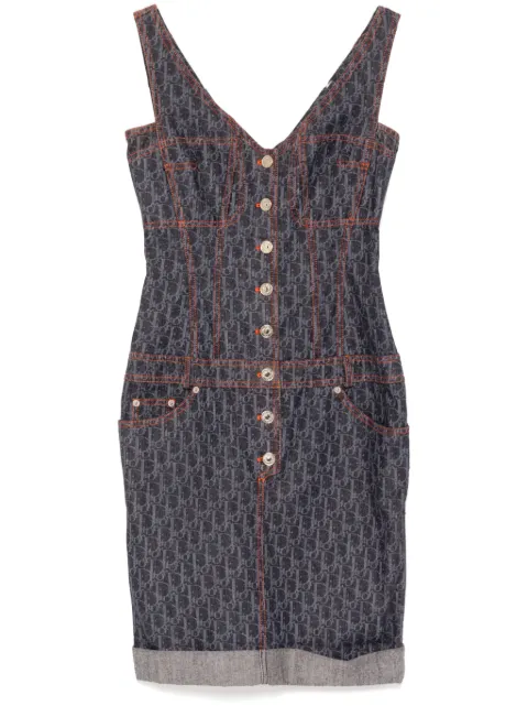 Christian Dior Pre-Owned 2006 sleeveless denim dress Blue 6P12066370