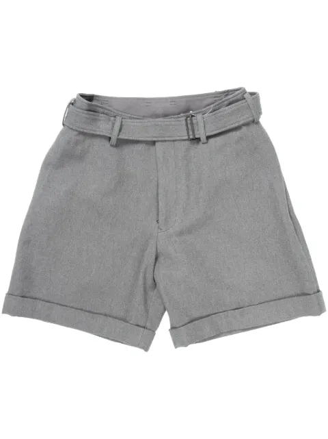 Yohji Yamamoto belted shorts Grey FOP071201