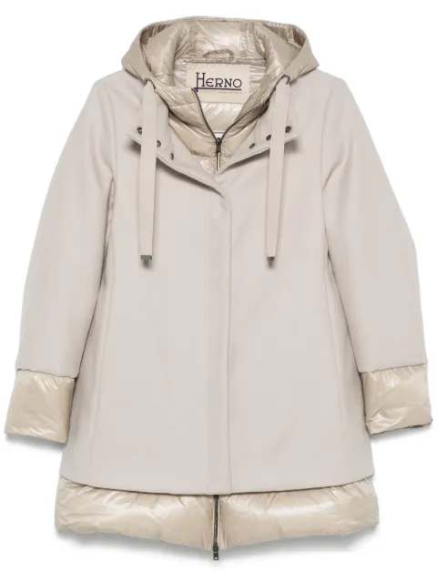 Herno A-line lightweight coat Neutrals PI001966D333441985CHANTILLY
