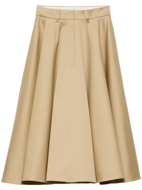 Prada chino midi-skirt Neutrals P132JHSOOO10YP