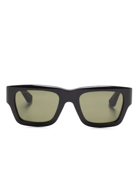 Gucci Eyewear rectangle-frame sunglasses Brown GG1668S