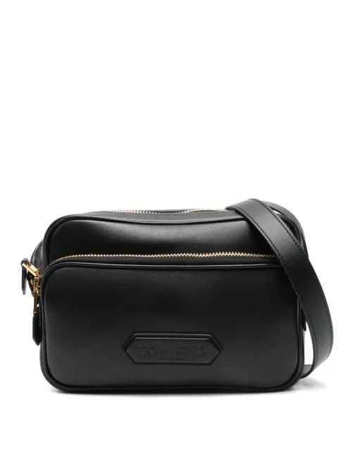 TOM FORD medium leather messenger bag Black H0481LCL467G