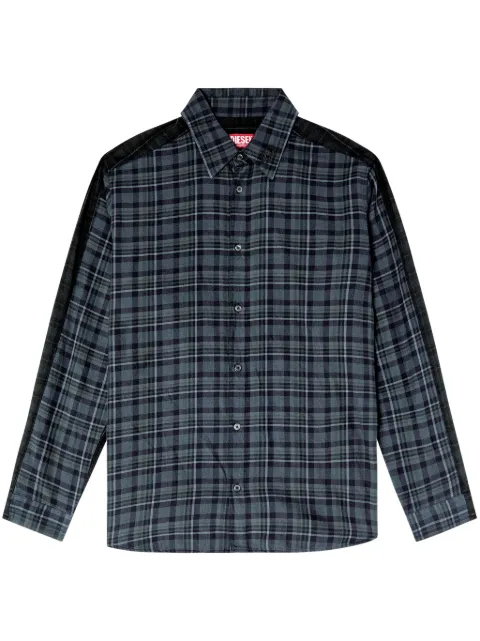 Diesel S-SIMPLY-CHECK shirt Blue A177220EPAZ