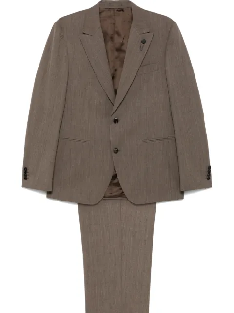 Lardini single-breasted suit Brown IV5900EIVSF63417