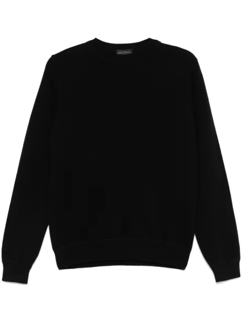 Dell'oglio fine-knit sweater Black GC1ML3AWC12F