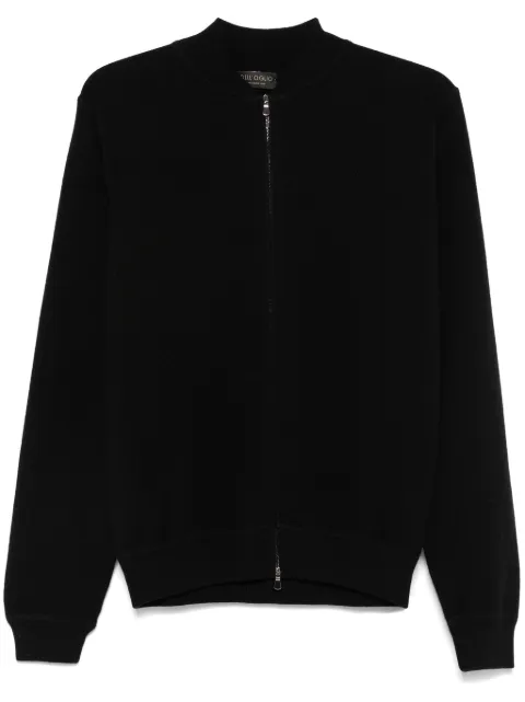Dell'oglio fine-knit cardigan Black BZ1ML3ATWC12F