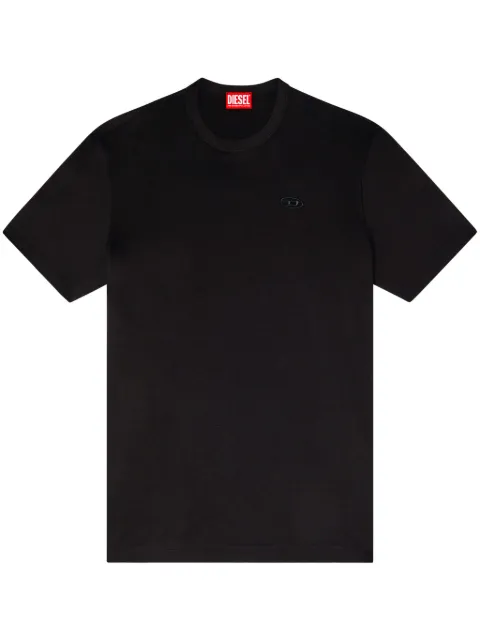 Diesel T-shirt with tonal logo embroidery Black A166720AIJU