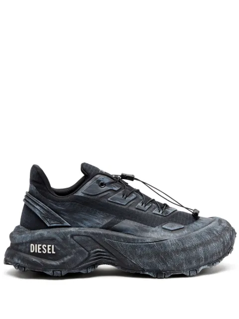 Diesel D-Cage-distressed chunky sneakers in ripstop Y03444P8140