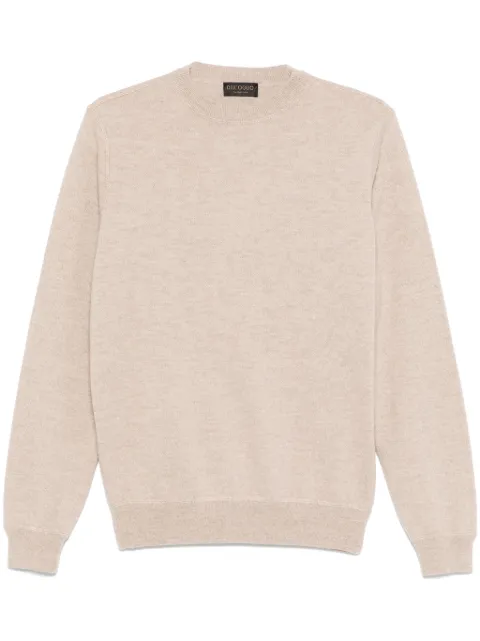 Dell'oglio fine-knit sweater Neutrals GC1ML3AWC12F