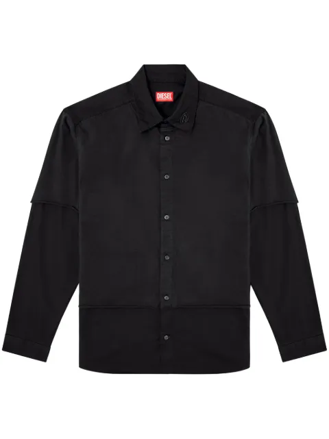 Diesel S-GASTON-O shirt Black A161990KNAI