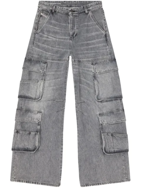Diesel 1996 D-Sire wide-leg jeans Grey A133160DCBE