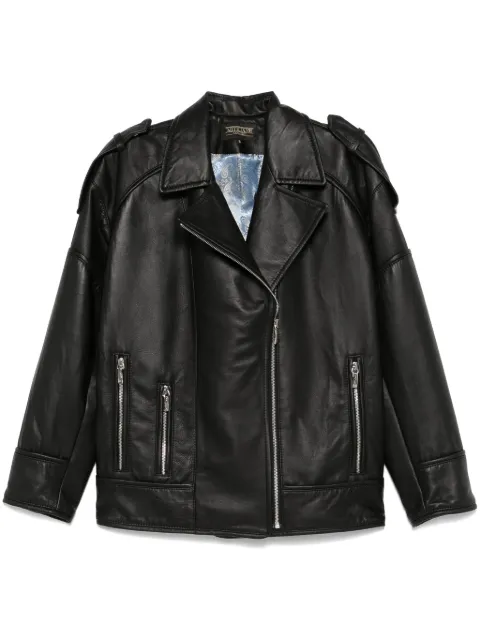 MITILIANE COUTURE leather jacket Black 5942664546522