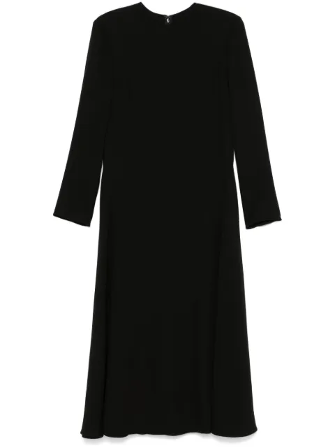 Valentino Garavani silk midi dress Black BVABJ11MM
