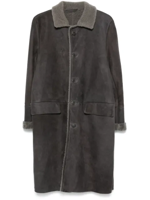 Salvatore Santoro suede coat Grey 47595U