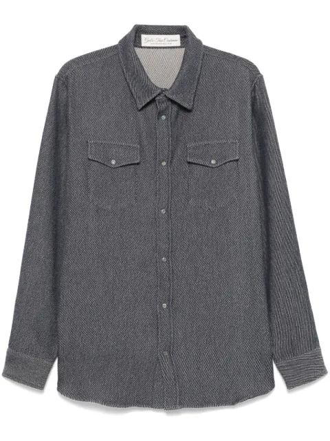 GOD'S TRUE CASHMERE denim cashmere shirt Blue GTC0085WP