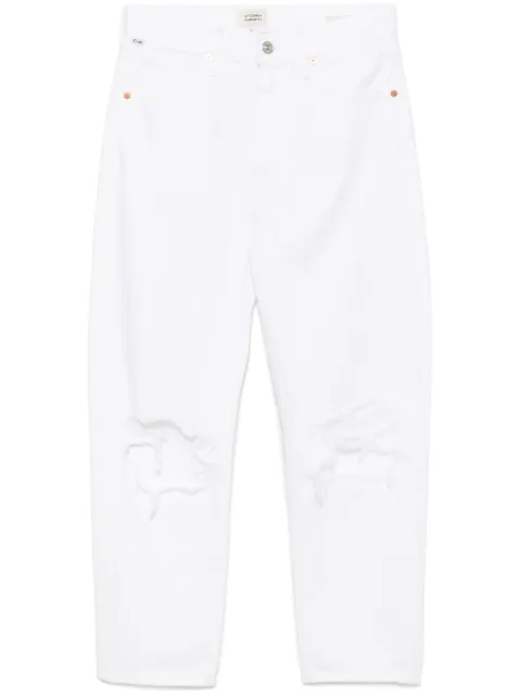 Citizens of Humanity distressed straight-leg jeans White 19113006