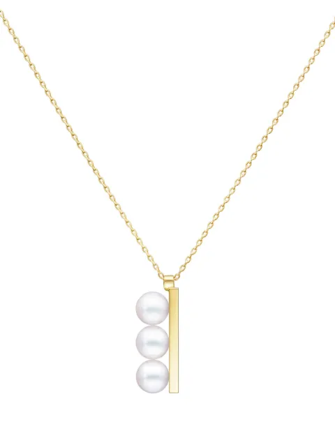 TASAKI 18kt yellow gold Balance Plus Neo pearl necklace Gold P17253Y