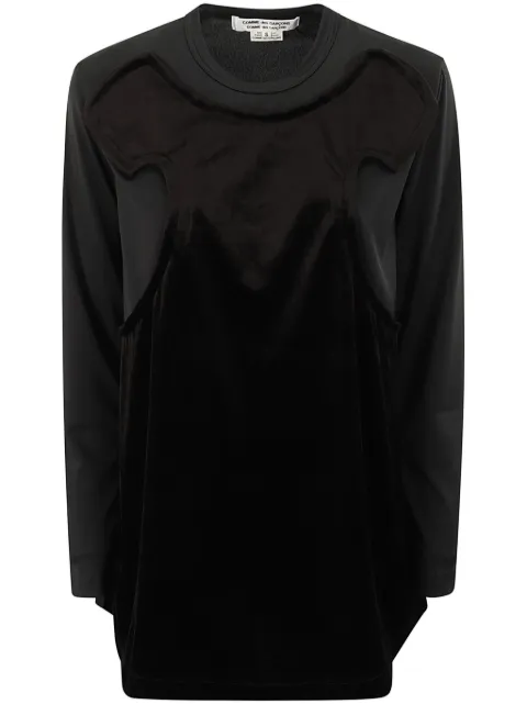 Comme Des Garçons Comme Des Garçons x Poly velveteen top Black RNT008W241