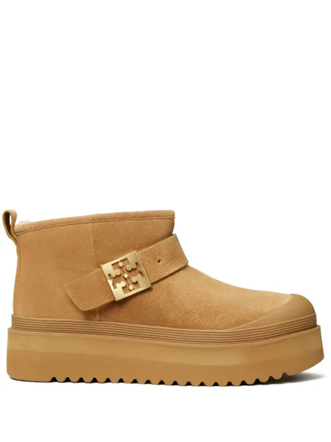 Tory Burch Mellow platform boots Neutrals 165421