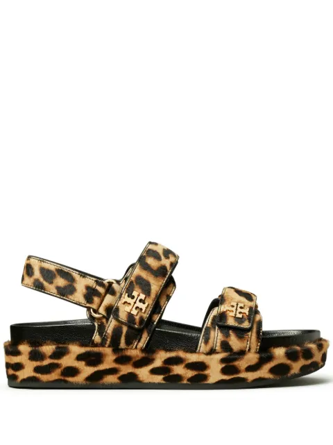 Tory Burch Kira leopard sandals Neutrals 165479