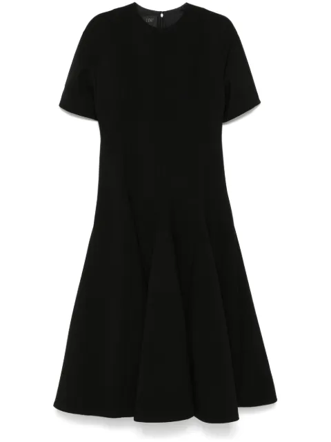 Valentino Garavani flared midi dress Black BVAB568WM