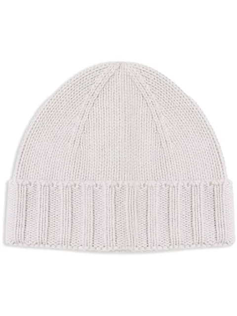 Giuliano Galiano wool beanie hat Neutrals 1552910186049