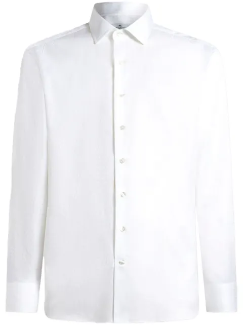 ETRO paisley-jacquard shirt White MRIB0001AQ043