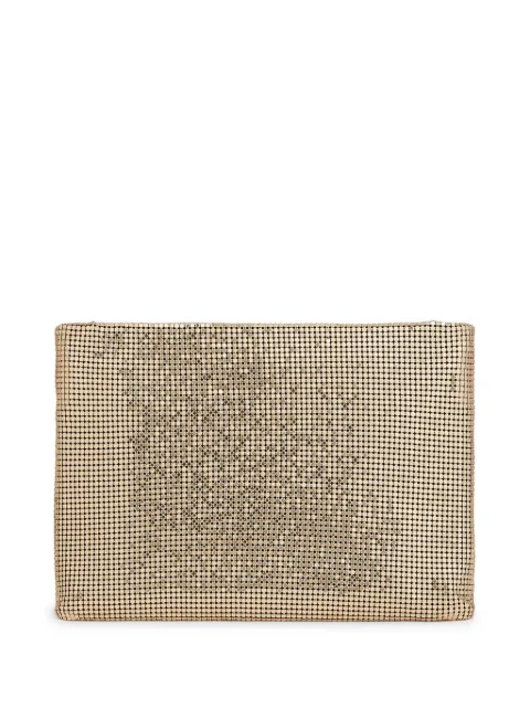 Rabanne mesh clutch bag Gold 25PSS0505MET736