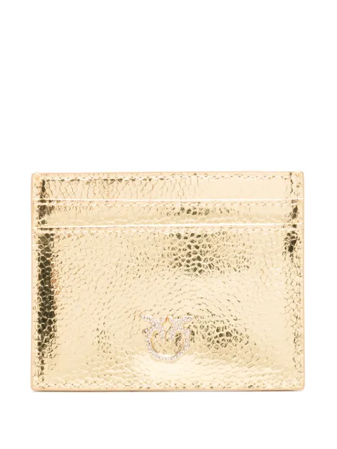 PINKO leather wallet Gold 103762A204