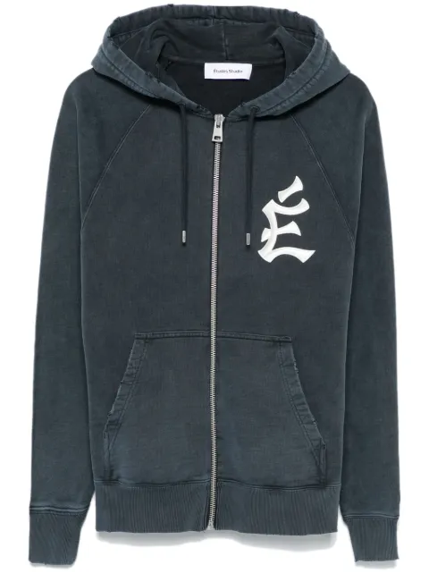 Études Studio logo-embroidered hoodie Blue H24MMSWE275