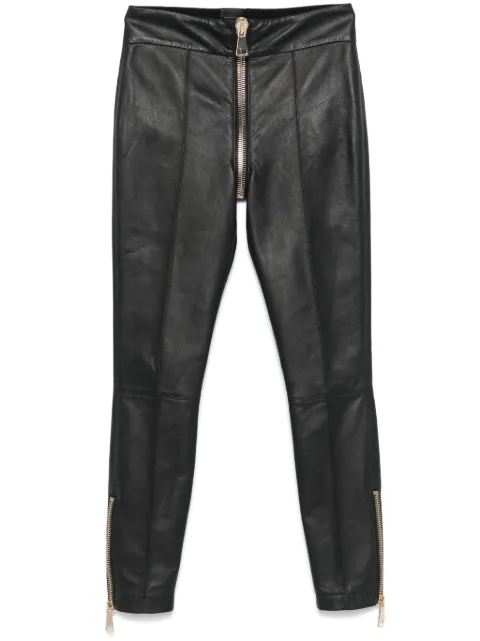 MITILIANE COUTURE leather trousers Black 5942664543347