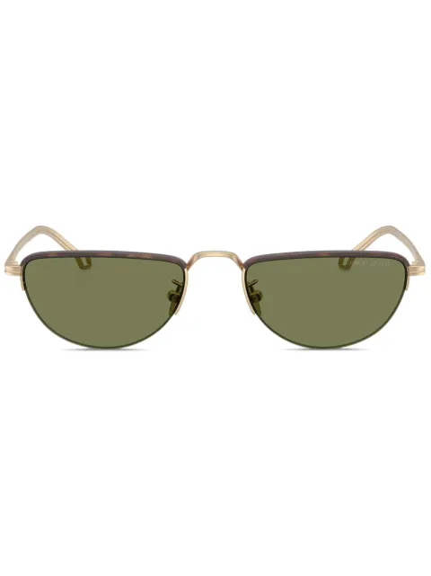 Giorgio Armani half-rim sunglasses Gold AR6166J30022A