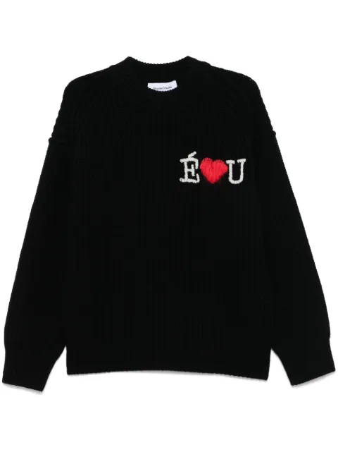 Études Studio Heavy Round Neck sweater Black H24MMKNI605