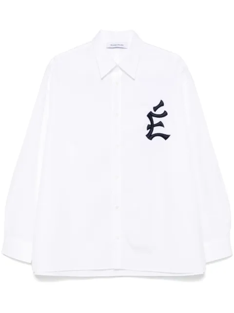 Études Studio logo-embroidered shirt White H24MMSHI35305
