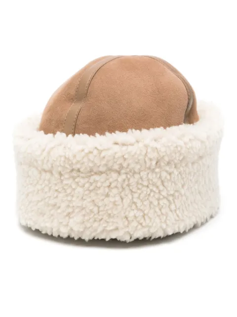 TOTEME shearling beanie hat Brown 251WSH878LE0107091