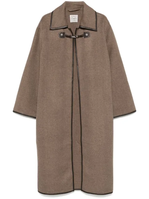 TOTEME mélange-effect coat Neutrals 251WRO4315FB0326265