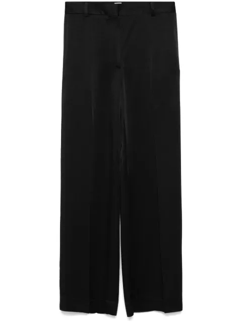 TOTEME crepe de chine trousers Black 251WRB4483FB0344001