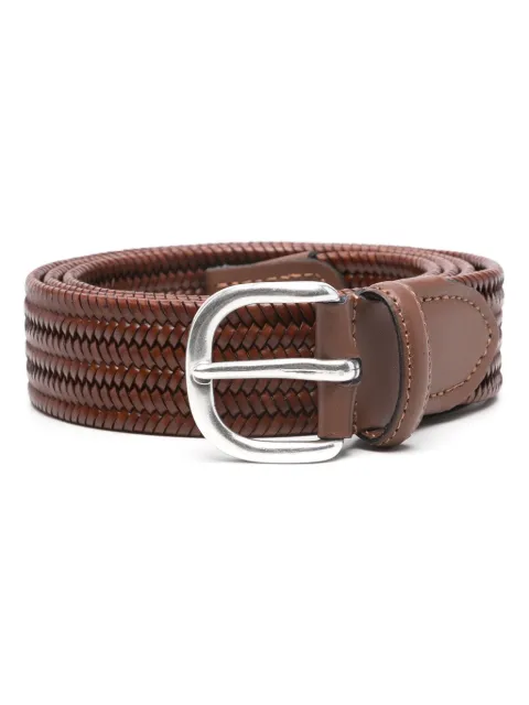 ERALDO braided belt Brown ELASTICOCERATOCUOIO