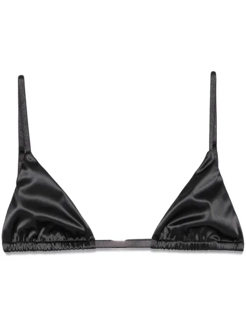 TOTEME satin bralette Black 251WRT0462FB0363001
