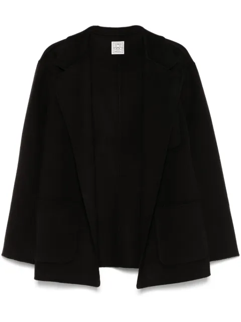 TOTEME patch-pocket jacket Black 242WRO1613FB0006040