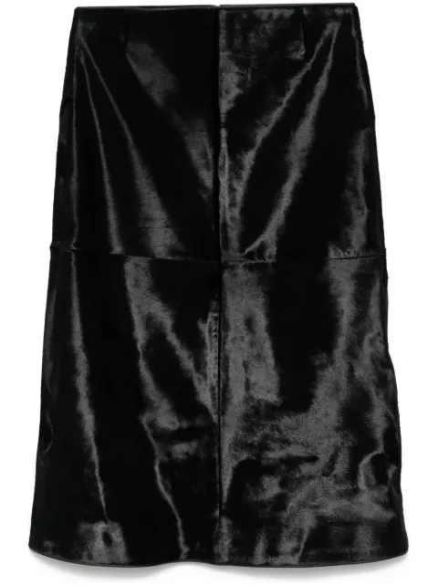 TOTEME A-line midi skirt Black 243WRB4518LE0066001
