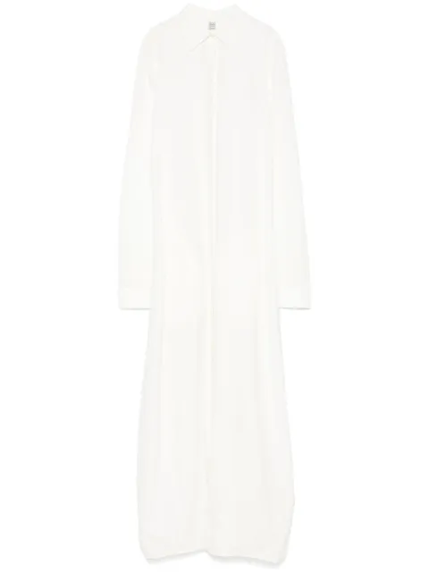 TOTEME parachute maxi shirt dress Neutrals 251WRD4489FB0368047