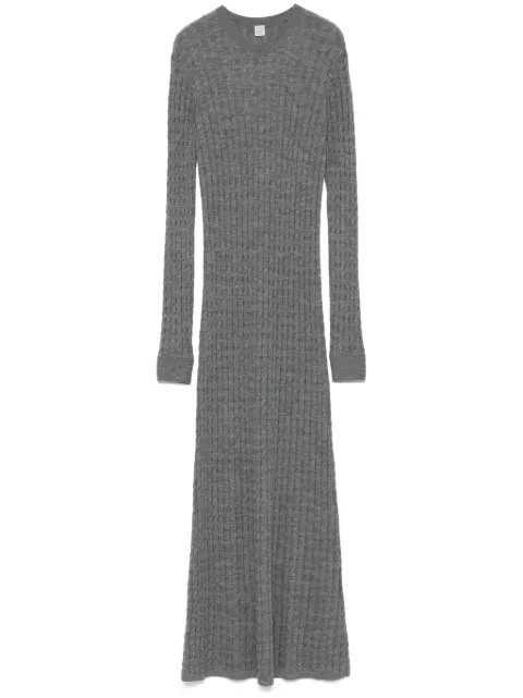 TOTEME cable-knit maxi dress Grey 251WRD0142YA0036074
