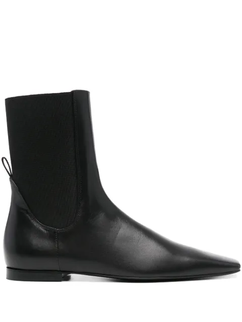 TOTEME leather Chelsea boots Black 251WAS0206LE0124001