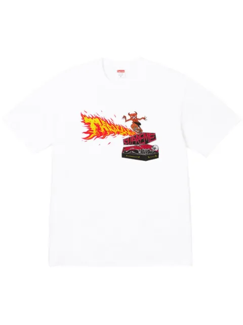 Supreme x Thrasher Back Tail "White" T-shirt White SU647