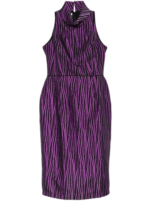 Baruni roll-neck midi dress Black FW242516FU